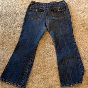 Regular fit boot cut jeans